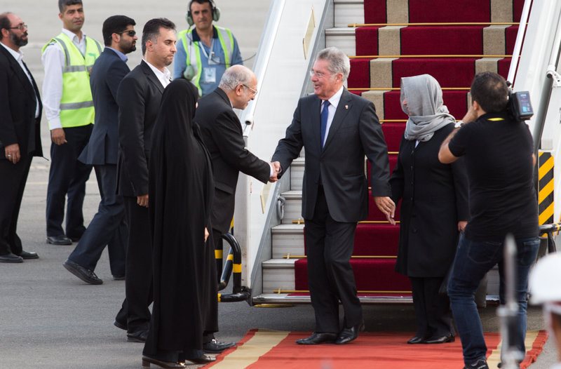 ترافیک دیپلمات‌‌ها در راه تهران؛ رییس‌جمهور اتریش وارد تهران شد