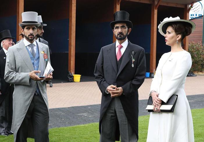 حاکم دبی و همسرش در لندن /عکس