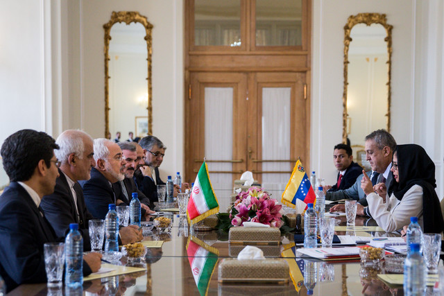 دیدار وزیر امورخارجه ونزوئلا با محمد جواد ظریف+تصویر