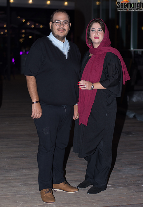 رضا داوودنژاد و همسرش / عکس