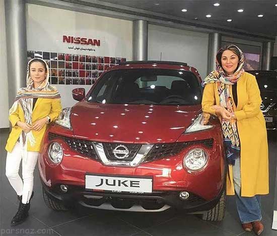 ۲ بازیگر خانم ایرانی ، مدل تبلیغاتی خودرو شدند + عکس