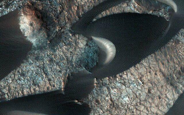 تپه‌های ماسه‌ای مریخ را ببینید+عکس