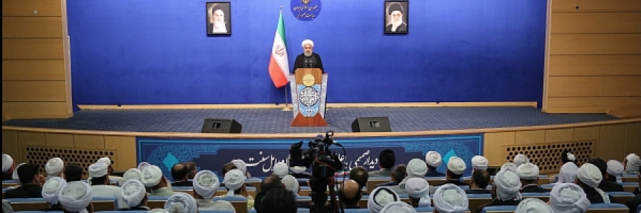 روحانی: برادران اهل سنت مرزداران صدیق کشور هستند/ حضور اهل سنت در عرصه‌های مختلف به طور قابل توجهی افزایش یافته/ایران بزرگتر از آن است که کسی بتواند آن را تهدید کند