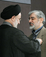 دنباله روی میرحسین موسوی از سید محمد خاتمی
