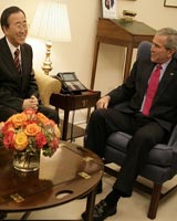 ایران روی میز بوش و بان کی‌مون