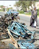 انفجار  در بغداد همزمان با سفر احمدی نژاد