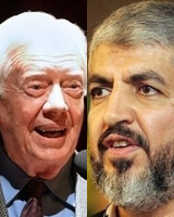 مذاکرات چهار ساعته مشعل و کارتر در دمشق