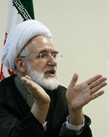 مهدی کروبی در مثلث شیشه‌ای
