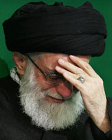 مراسم سوگواری حضرت زهرا (س) با حضور مقام معظم رهبری