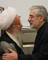گزارش تصویری: دیدار میرحسین‌ موسوی با مراجع عظام  تقلید
