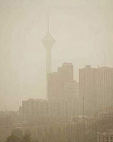 تهران غبار آلود
