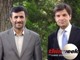 احمدی‌نژاد در کنار استفانوپولوس، مجری شبکه ABC