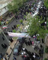 گزارش تصویری: چند نفر از احمدی‌نژاد در قزوین استقبال کردند؟