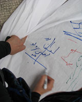 گزارش تصويری: طرفداران ميرحسين در تجريش