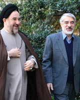 سفر موسوی و خاتمی به کرج
