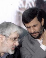 حملات کف‌آلود و سخیف احمدی‌نژاد - متانت و صراحت میرحسین