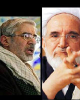 مناظره مهندس موسوی و کروبی امشب از شبکه سوم سیما