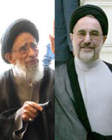 خاتمی در دیدار با آیت الله طاهری: امیدواریم دوم خرداد دیگری رقم بخورد