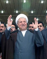 حضور آیت‌الله هاشمی رفسنجانی در مراسم معارفه رئیس جدید قوه قضائیه