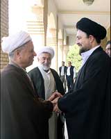 آیت‌الله هاشمی رفسنجانی و سید حسن خمینی