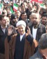 هشامی رفسنجانی در راهپیمایی 22 بهمن