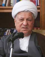 آیت‌الله هاشمی رفسنجانی رئیس مجمع تشخیص مصلحت نظام