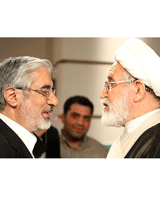 میرحسین موسوی و مهدی کروبی
