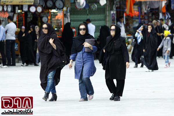 عکس وضعیت حجاب زنان در قم