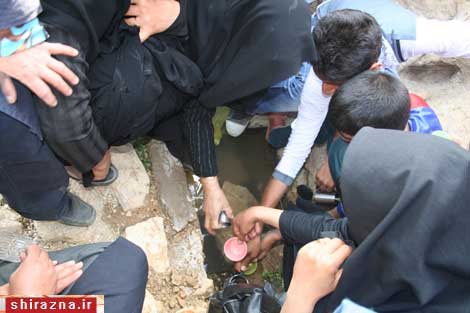 برداشتن آب به نیت تبرک و شفا!