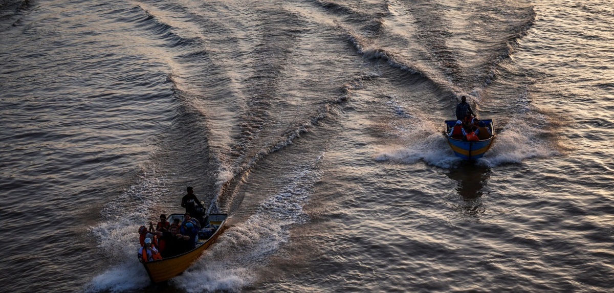 تصاویر| قایق سواری در کارون