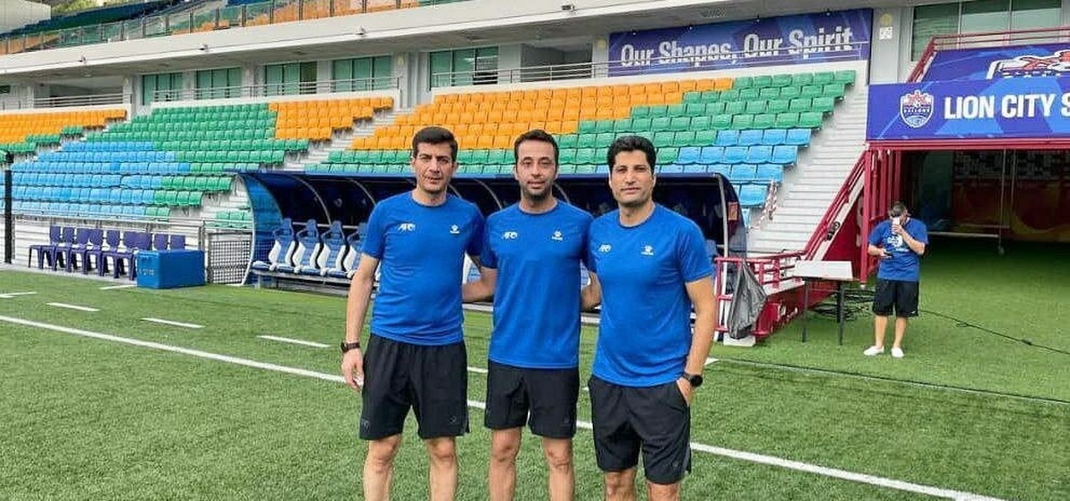 عکس‌| دو عضو ایرانی AFC در مسابقات انتخابی المپیک